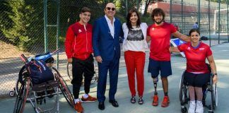 La RFET entrega las becas a la selección española MAPFRE de tenis en silla de ruedas Tenis en silla de ruedas