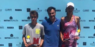 Daniel Matheu y Andrea Burguete campeones del Mutua Madrid Open Sub 16 Daniel Matheu y Andrea Burguete Campeones Mutua Madrid Open Sub 16 Real Club Jolaseta