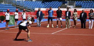 El Open Castilla y León 2018 arranca con un espectacular saque de honor Open Castilla y León 2018