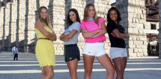 Turismo de talla mundial en el ITF Open Castilla y León Jugadoras ITF Castilla y León de turismo en Segovia