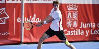 Adrián Menéndez y Ugo Humbert final del Open Castilla y León-Villa de El Espinar Ugo Humbert Open Castilla y León Villa de Espinar 2018