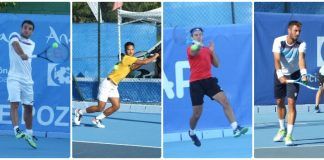 Roca – Lescure y Pérez Sanz – Artuñedo, semifinales del Open Ciudad de Pozoblanco Oriol Roca contra Mick Lescure y David Pérez Sanz ante Andrés Artuñedo, semifinales del Open Ciudad de Pozoblanco