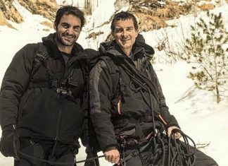 Roger Federer en ‘Famosos en peligro con Bear Grylls’ Roger Federer y Bear Grylls Famosos en peligro