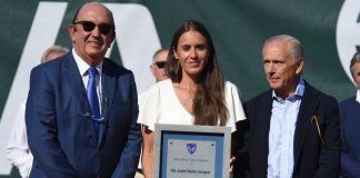 Anabel Medina homenajeada por el Club de Tenis Valencia Homenaje recibido por Anabel Medina en el Club de Tenis Valencia
