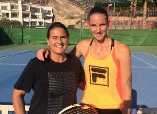 Conchita Martínez prepara la temporada 2019 de Karolina Pliskova en Tenerife Conchita Martínez y Karolina Pliskova en Tenerife