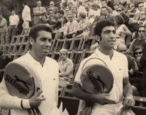 El Barcelona Open Banc Sabadell homenajeara a Manuel Orantes Manuel Orantes y Manolo Santana