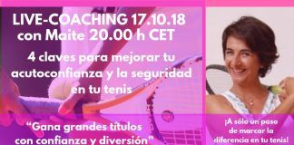 Live-coaching. Las cuatro claves para mejorar tu autoconfianza y seguridad en tu juego Live-Coaching LUNES 17.12.18, 20:00 h CET‼️ ❤️ “Las 4 claves para mejorar tu autoconfianza y la seguridad en tu juego