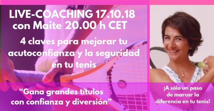 Live-Coaching LUNES 17.12.18, 20:00 h CET‼️ ❤️ “Las 4 claves para mejorar tu autoconfianza y la seguridad en tu juego