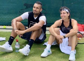 Carla Suárez firma victorias en sus últimos 15 Grand Slam Claudia Suárez y Nick Kyrglos en el Grand Slam de Wimbledon