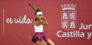Nicola Kuhn y Eva Guerrero en semifinales del Open Castilla y León Eva Guerrero juega el Open de Australia