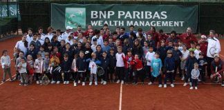 Andújar, Gimeno, Gámiz y Fita en el Clínic de Navidad del CT Valencia Clinic Navidad Club Tenis Valencia