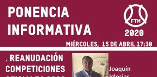 La Federación de Tenis de Madrid (FTM) multiplica su actividad en pantalla FTM actividad pantalla