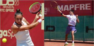 Alcaraz se gradúa en la academia y Sorribes dobla en casa Sara Sorribes y Carlos Alcaraz - Liga Mapfre Tenis