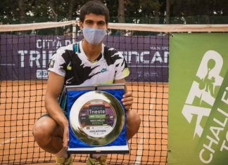 Carlos Alcaraz logra su primer título ATP Challenger Tour Carlos Alcaraz ATP Challenger Tour Trieste
