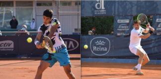 Pedro Martínez y Carlos Alcaraz, finalistas del Alicante Ferrero-Challenger Alcaraz y Martínez finalistas en el Alicante Ferrero-Challenger