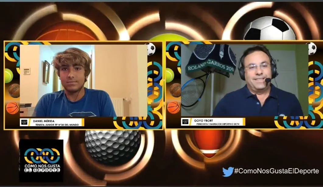 Daniel Merida y Goyo Ybort en el programa Como nos gusta el deporte
