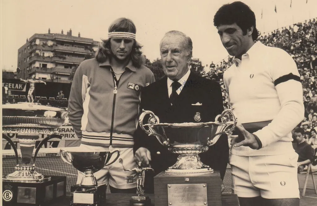 Bjorn Borg y Manuel Orantes XXV Trofeo Conde de Godó