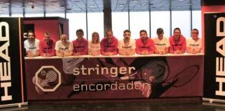 HEAD Tenis: cordajes, servicio de encordado y máquina propia equipo de encordadores HEAD durante el pasado Mutua Madrid Open (2021)