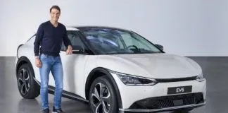 Nadal descubrió en Madrid el EV6, primer eléctrico puro de KIA Nadal y el nuevo KIA EV6 en Madrid