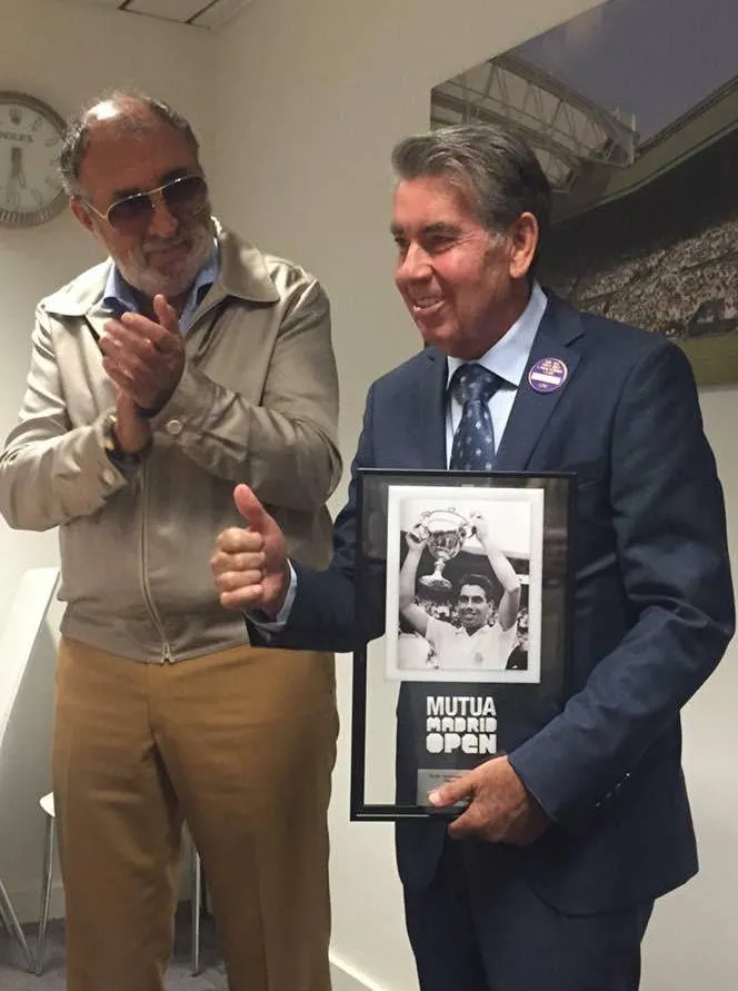 Manolo Santana y Tiriac