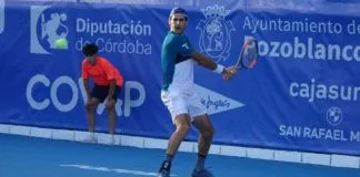 Adrián Menéndez arranca con victoria en Pozoblanco Adrián Menéndez en Open Ciudad de Pozoblanco Covap, Memorial Fabián Dorado, torneo ATP Challenger