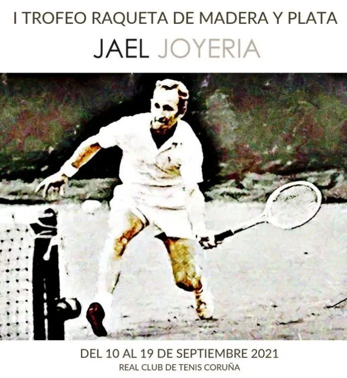 Trofeo Raqueta de Madera y Plata Jael Joyería en el Real Club de Tenis Coruña
