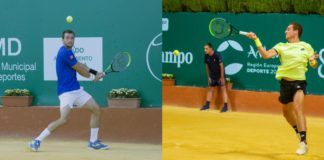 Pedro Martínez Portero y Roberto Carballes la final de la Copa Sevilla Pedro Martínez Portero y Roberto Carballés finalistas Copa Sevilla