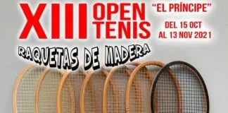 Arranca en La Palma el torneo de mayor historia con raquetas de madera XIII Open de Tenis ‘El Príncipe’ Raquetas de madera Club de Tenis La Palma