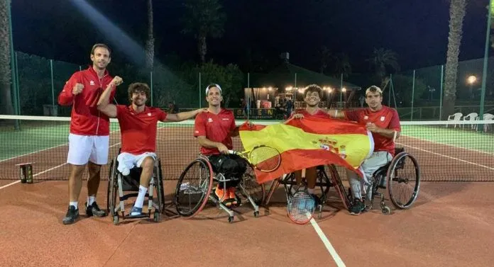 Selección española MAPFRE de tenis en silla