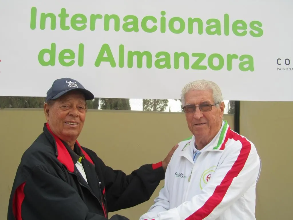 William ‘Pato’ Álvarez Mora con Luis León en ITF Internacionales de Almanzora