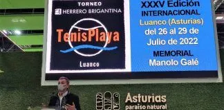 Tenis Playa de Luanco celebrará su medio siglo con Carreño, Feliciano, Rincón y Avendaño Torneo Tenis Playa Luanco XXXV Edición