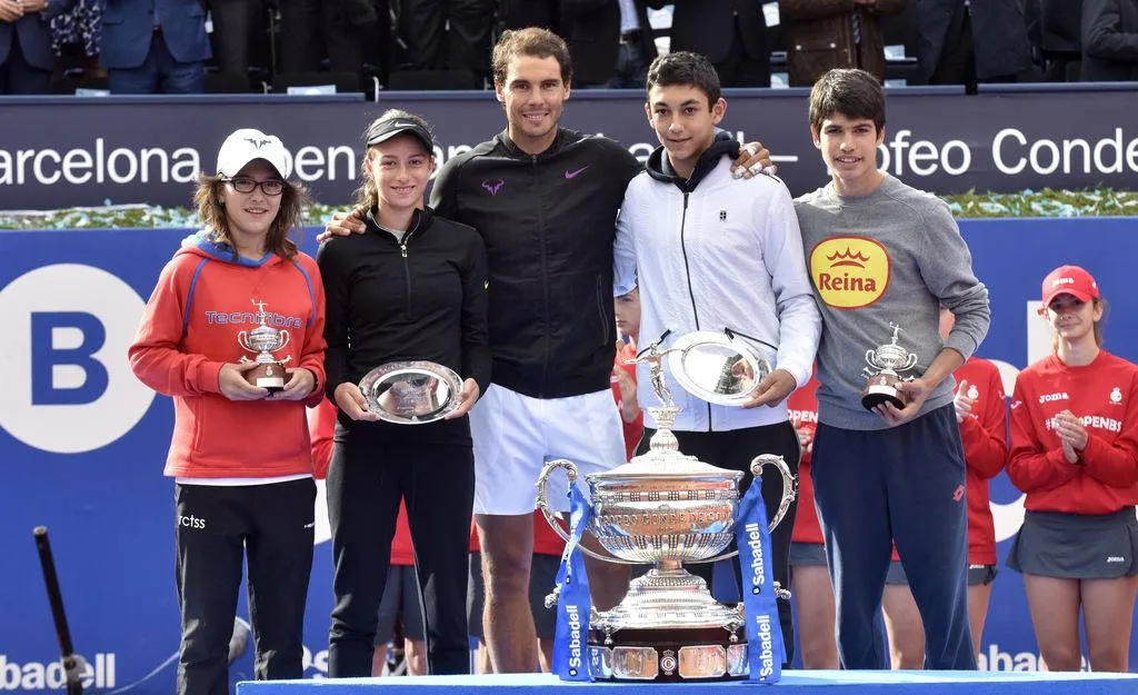 Mintegi, Llinares, Nadal, Rincón, Alcaraz Final.BOBS sub-14 2017 