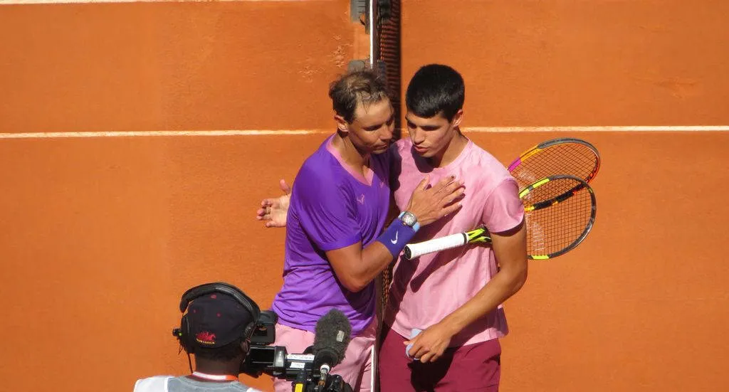 Rafael Nadal y Carlos Alcaraz