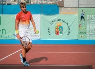 Dani Mérida se vuelve a meter entre los cuatro mejores de un ITF sobre la pista rápida de Martos Dani Mérida ITF M25 Martos