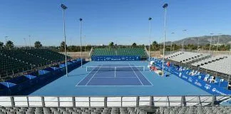 Arranca del Málaga Open ATP Challenger Pista principal Málaga Open ATP Challenger Las zonas en la pista de tenis