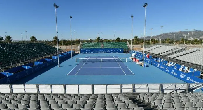 Pista principal Málaga Open ATP Challenger Pista principal Málaga Open ATP Challenger Las zonas en la pista de tenis