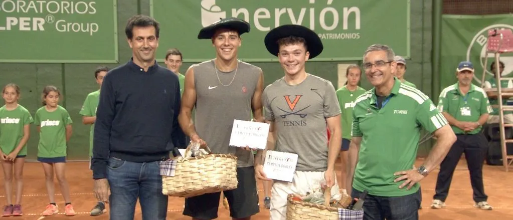 Alex Martínez e Iñaki Montes, campeones de dobles 1º Open Laukariz