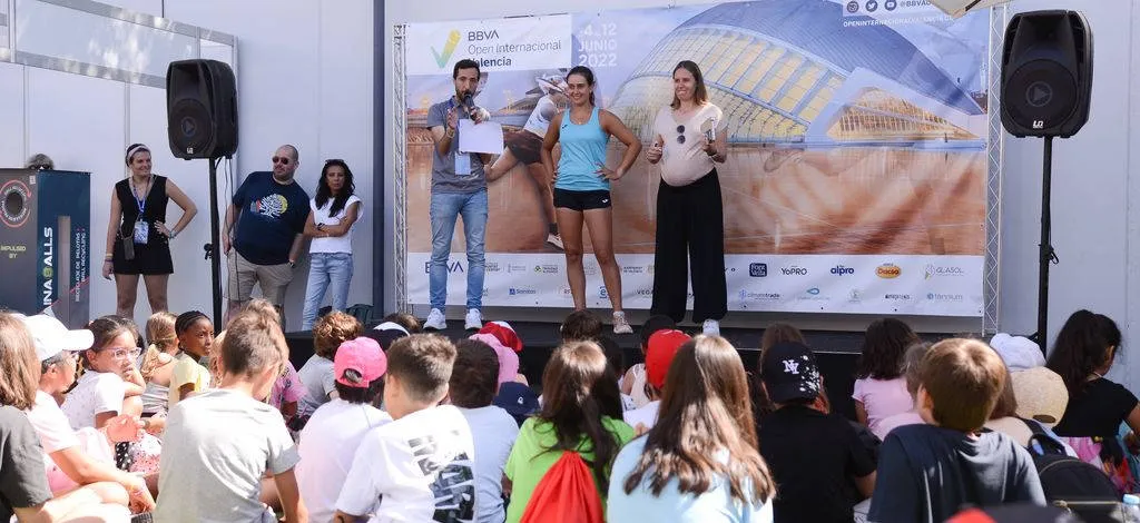 charla sobre hábitos saludables BBVA Open Internacional de Valencia