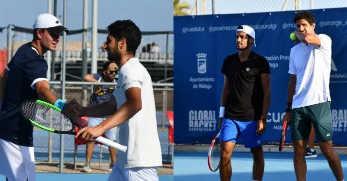 Las parejas Celikbilek-Popko y Cukierman-Gómez final de dobles del Málaga Open