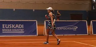 Ane Mintegi cae ante Brenda Fruhvirtova en San Sebastián Ane Mintegi en Open Internacional San Sebastián
