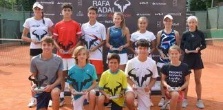 Rafa Nadal Tour by Santander 2022 proclama a los campeones en el RC Jolaseta de Getxo Campeones Rafa Nadal Tour by Santander 2022 RC Jolaseta