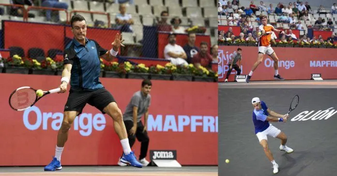 Roberto Bautista, Andrey Rublev y Francisco Cerúndolo en Gijón Open