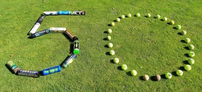 Pelota de tenis 2 50 años de las pelotas amarillas
