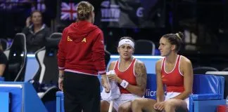 España fuera de las semifinales de la Billie Jean King Cup Selección España en Billi Jean King Cup