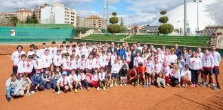 David Ferrer en el Club Tenis Pamplona David Ferrer Club Tenis Pamplona
