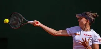 La Selección Española MAPFRE de Tenis prepara el duelo ante México en Marbella Rebeka Masarova BJKCup Marbella 2023_029