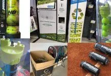 Esféricos amarillos con más de una vida reciclar pelotas tenis