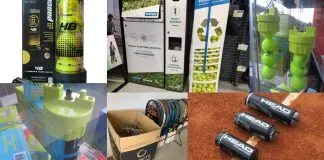 Esféricos amarillos con más de una vida reciclar pelotas tenis