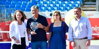 Toni Nadal recogió el ‘trofeo perdido’ del Open Castilla y León -Villa de El Espinar que ganó Rafael Nadal TONI NADAL RECOGIÓ EL ‘TROFEO PERDIDO’ DEL OPEN CASTILLA Y LEÓN-VILLA DE EL ESPINAR QUE GANÓ RAFAEL NADAL