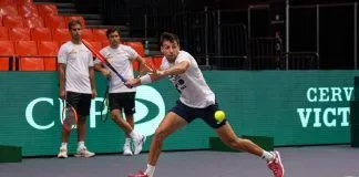 La Selección Española MAPFRE de Tenis ya prepara la Copa Davis en Valencia Bernabe Zapata_Copa Davis Valencia (Alvaro Diaz)_068